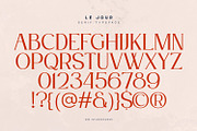 Le Jour - Font Script Serif Family, a Font by din-studio.com (Thumbnail 14 of 15)
