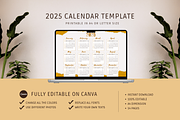 2025 CALENDAR CANVA TEMPLATE, a Stationery Template by The Little Lily Studio (Thumbnail 5 of 5)