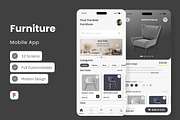 Furni Find - Furniture Mobile App, an App Template by trabaskriya (Thumbnail 1 of 5)