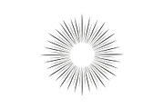 Sunburst Rays Vector Bundle Bundle, an Illustration by yasushie (Thumbnail 7 of 31)