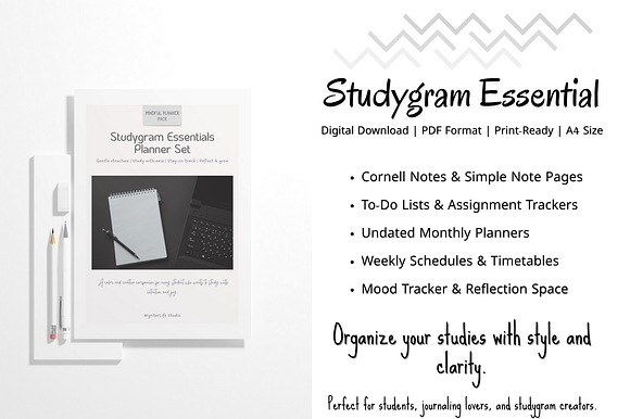 Studygram Essentials Planner Set preview 5