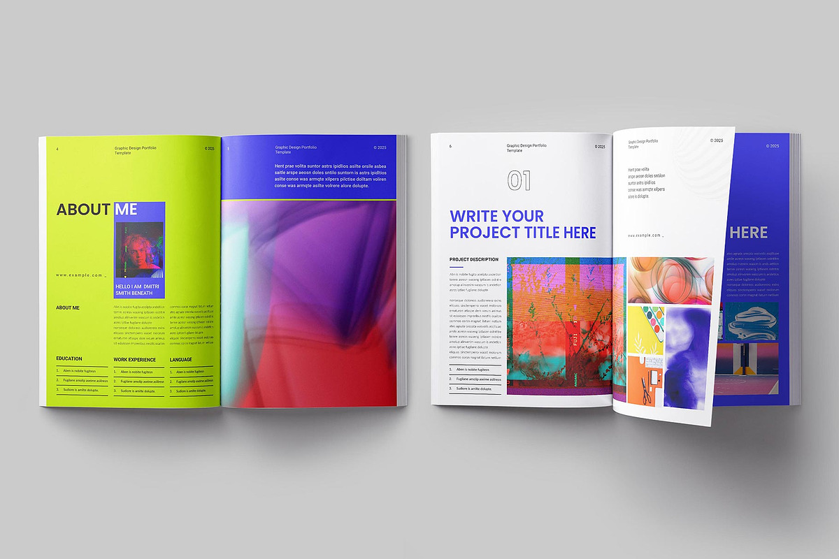 Graphic Design Portfolio Template preview 3