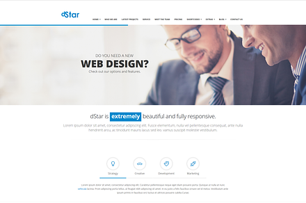 dStar - Premium HTML5 & CSS3 Theme