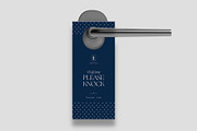 Minimalist Door Hanger Template, a Stationery Template by BrandPacks (Thumbnail 3 of 7)
