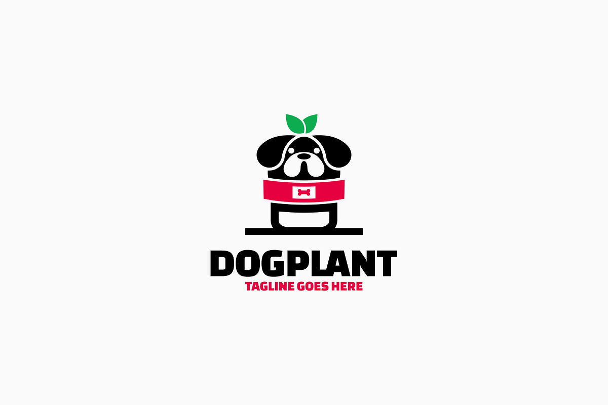 Dog Plant Dual Meaning Logo, a Branding & Logo Template by Artnivora.Std