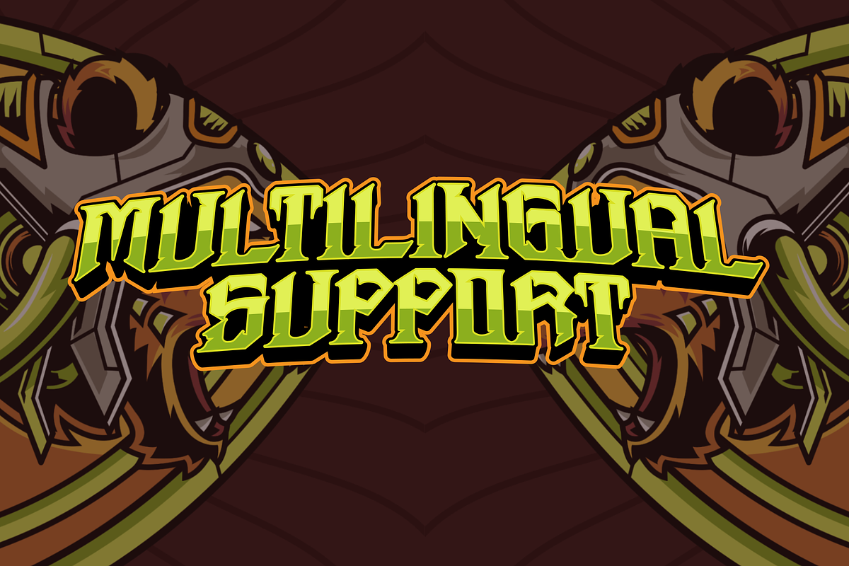 Valhalla Rizer - Esport Font, a Font by Brightone (Photo 3 of 8)