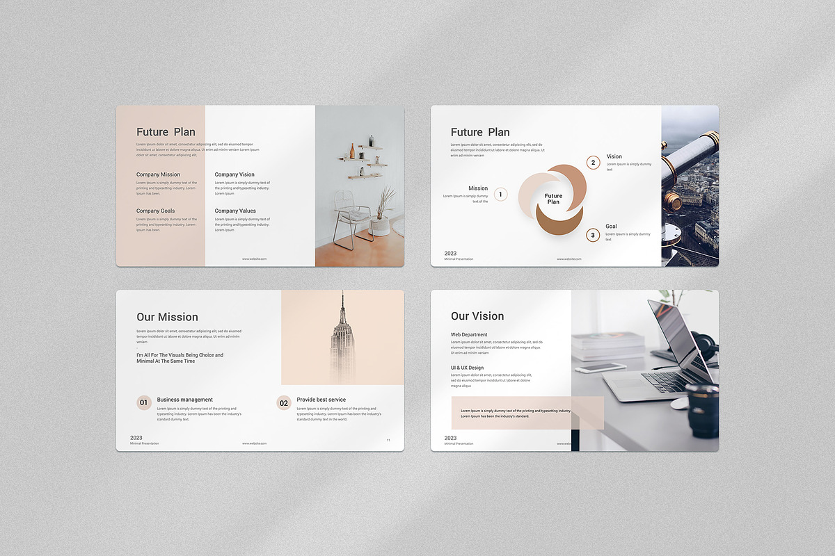 Cherry Minimalist Presentation, a Presentation Template by graphypix (Photo 5 of 20)