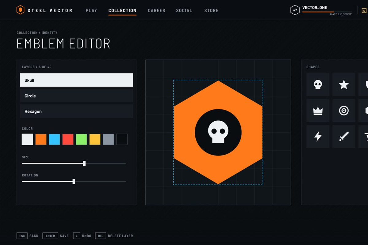 Military FPS Game 100 Screens, an UI Kit Template by pawellpi (Photo 81 of 116)