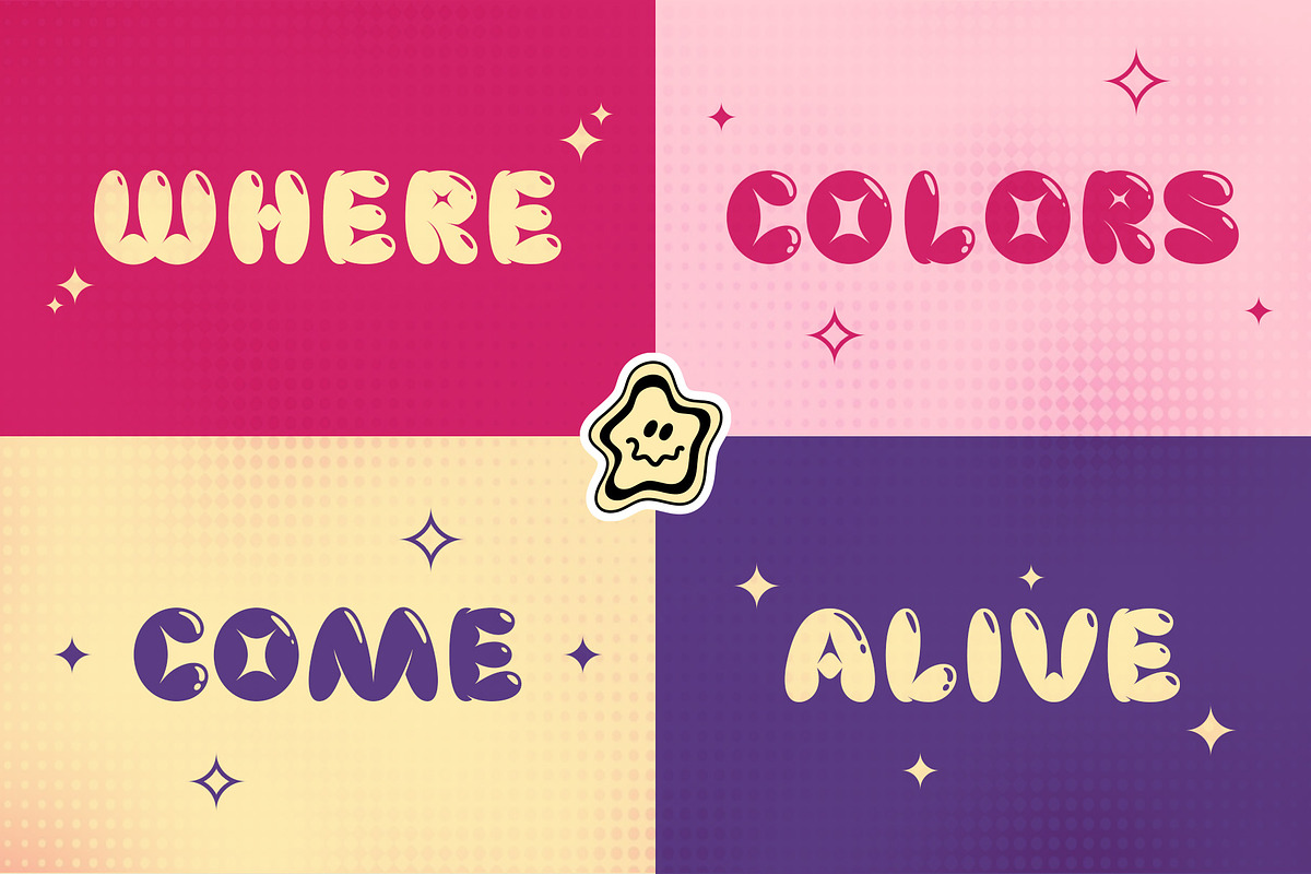 Bomblish – Playful Display Font, a Sans Serif Font by Almeera Std (Photo 2 of 10)