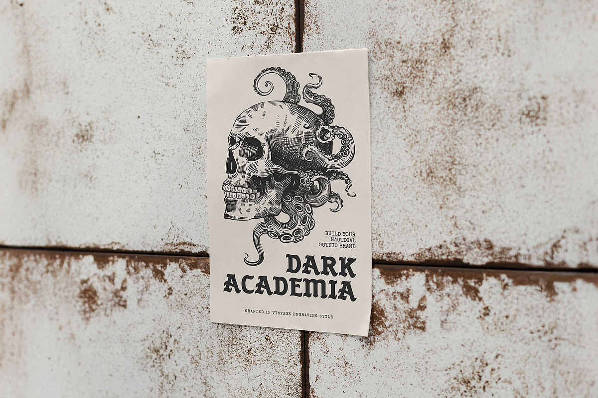 Dark Academia Ocean | Illustration, an Object Illustration by KetteCreate (Photo 8 of 14)