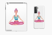 Watercolor Yoga Set, a Healthcare Illustration by Tabiti (Thumbnail 20 of 30)