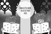 Kids Reading Books - Hand Drawn, an Education Illustration by Franzi draws (Thumbnail 4 of 4)