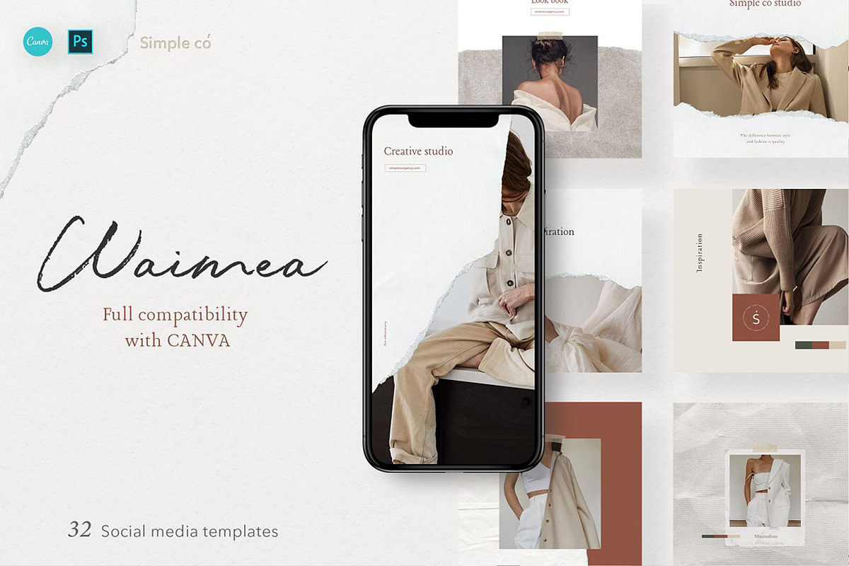 BUNDLE Instagram 1000+, a Social Media Template by Simple có (Photo 24 of 29)