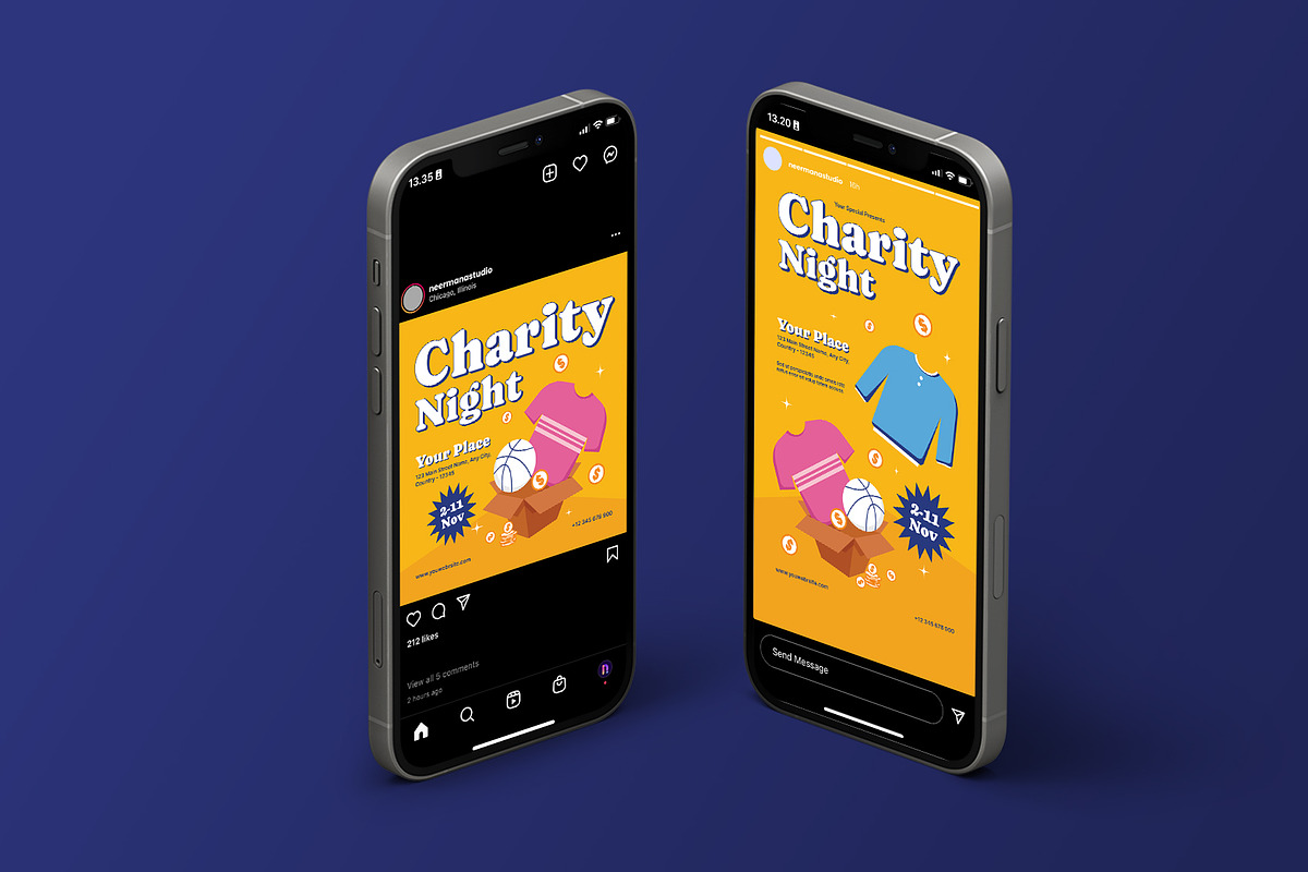 Charity Night Event Flyer, a Flyer Template by Neermana (Photo 4 of 4)