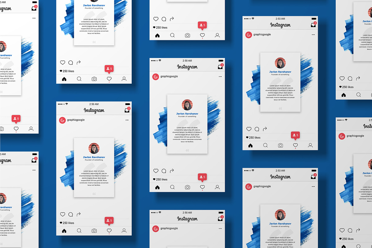 Client feedback template design, a Social Media Template by Ravshanov Studio (Photo 1 of 2)