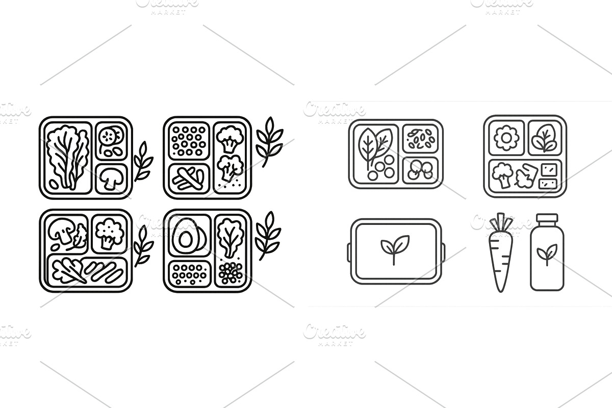Healthy meal prep ideas featuring, a Food Illustration by ZinetroN