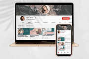 YouTube Branding Bundle - Canva, a Social Media Template by Tegefeldt Design (Thumbnail 2 of 6)