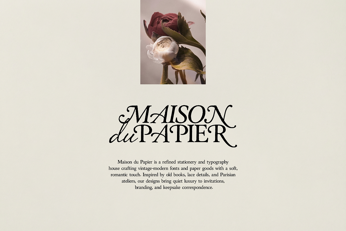 Papeterie Dupont Romantic Fonts, a Serif Font by elvinova (Photo 2 of 17)
