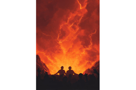 Abstract Fire Background Flyer, a Background Photo by ZinetroN