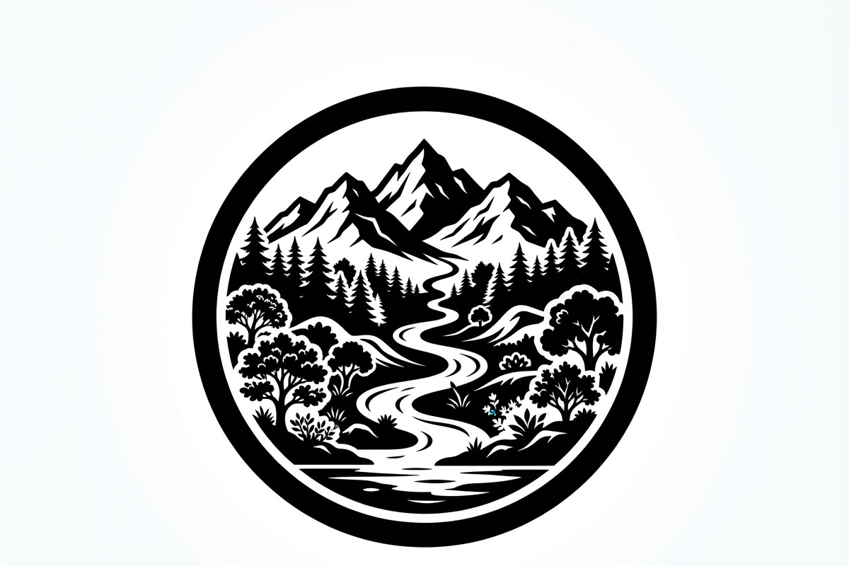 60 Eco Globe Landscape Silhouette, a Technology Illustration by Amazin_art (Photo 27 of 29)
