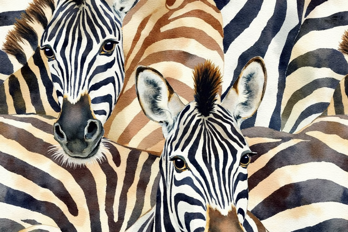 Zebra Seamless Pattern, a Pattern Graphic by PLUM&FIGS (Photo 3 of 6)