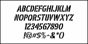 Easy Stencil JNL, a Font by Jeff Levine Fonts (Thumbnail 5 of 5)