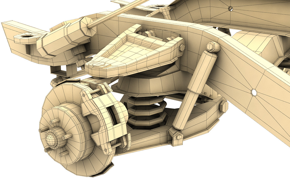 PICKUP TRUCK CHASSIS 2WD, a Cars & Vehicle 3D Model by NNAVAS 3D (Photo 15 of 18)
