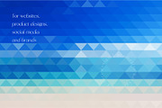 Beach background geometric set, a Pattern Graphic by Tori Design (Thumbnail 6 of 6)