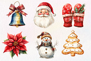 Happy Holidays Christmas Clipart, an Illustration by Dream Creation (Thumbnail 4 of 7)