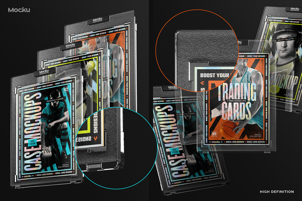 Trading Card Mockups, an Advertising Mockup by Mocku (Photo 5 of 11)