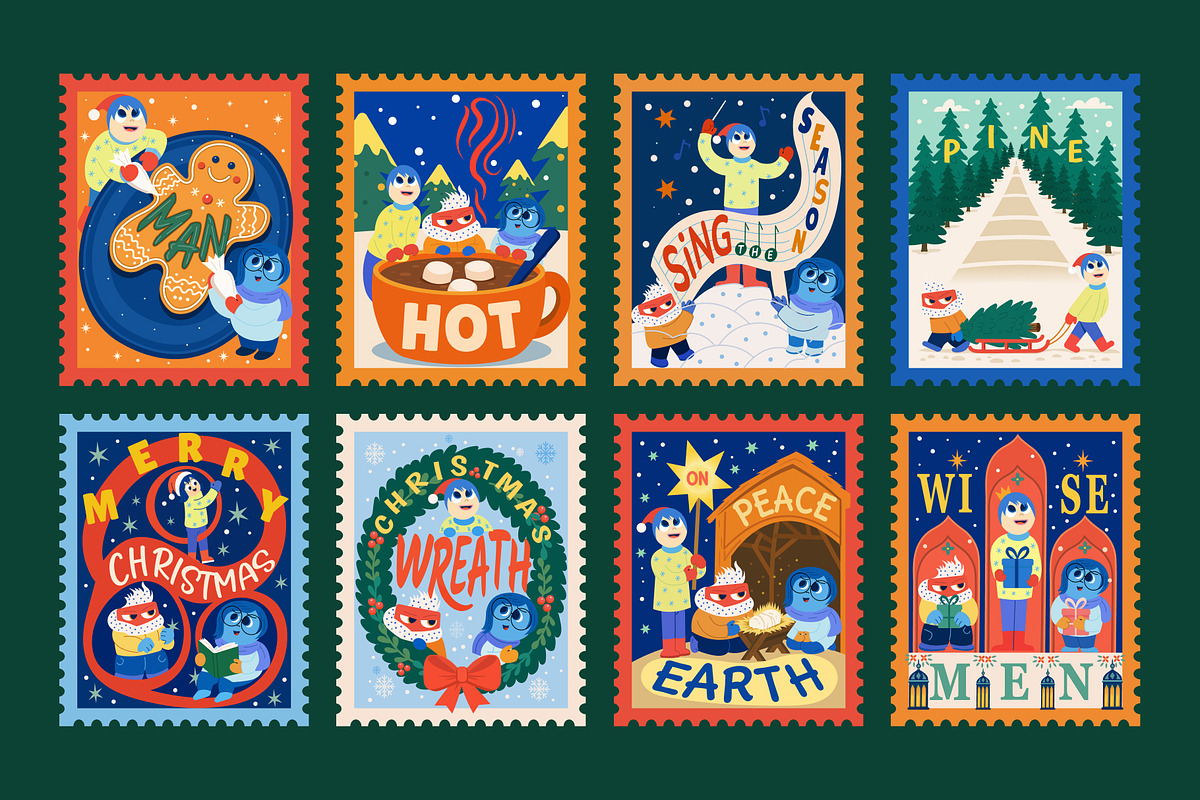 30 Animated Christmas Stamp, a Seasonal Illustration by Vectors Market (Photo 3 of 4)