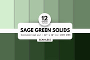 12 Sage Green Solid Digital Papers, a Background Graphic by NorthWindPixels (Thumbnail 1 of 4)
