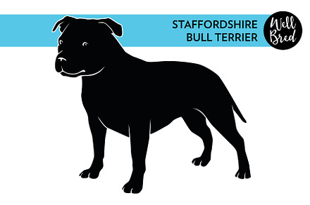 Staffordshire Bull Terrier Vector