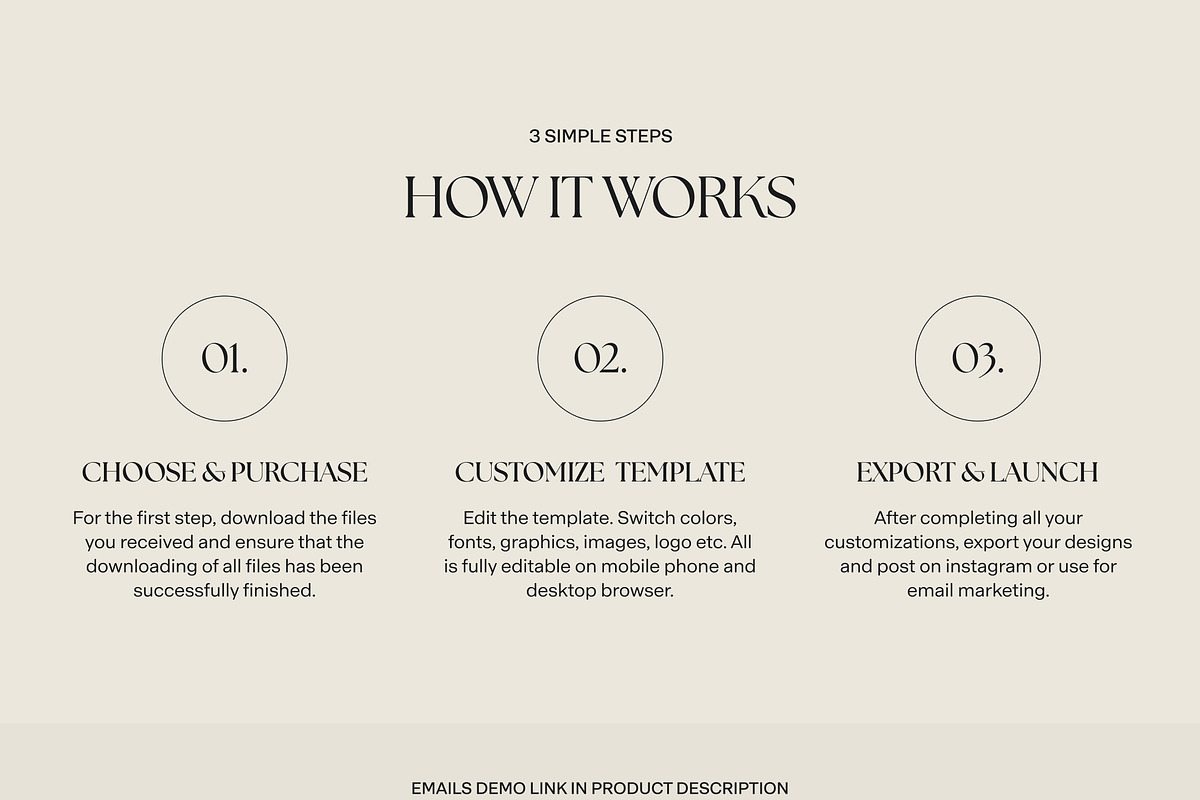 Hampton | Canva Email Templates, an Email Template by Lavinia Visuals (Photo 4 of 8)