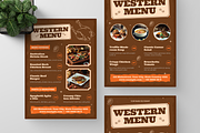 Western Menu, a Flyer Template by Annora Studio (Thumbnail 6 of 6)