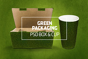 Green Packaging, a Cups & Container Mockup by Feelings (Thumbnail 1 of 4)