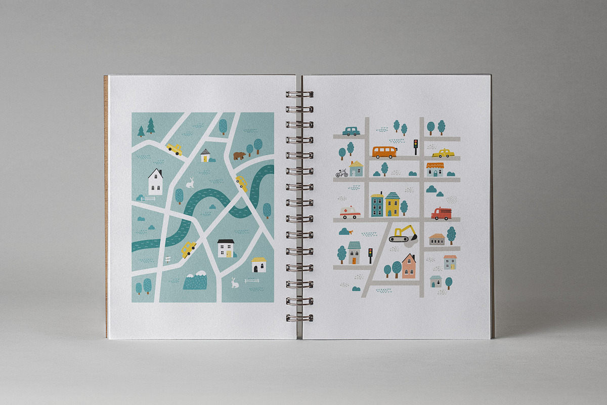 Kid's Map Creator Set, an Object Graphic by MaNechaeva (Photo 12 of 13)