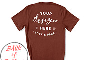 Back Of T-Shirt BC3001 Mockup Bundle, a Shirt Mockup by lock and page (Thumbnail 40 of 88)