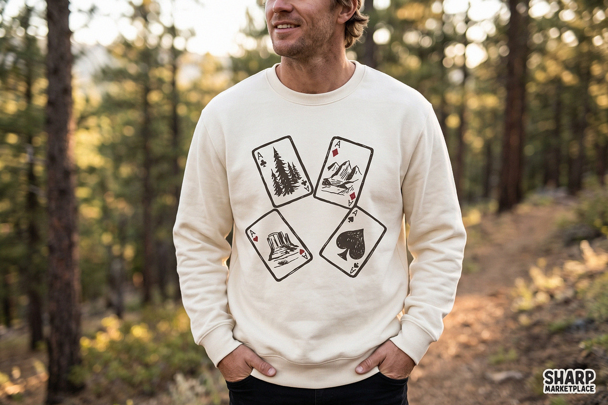 Western Ace Playing Cards Nature, an Object Graphic by SharpMarketplace (Photo 2 of 4)