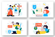 10 Cybersecurity Awareness Campaign, a Technology Illustration by denayunebgt (Thumbnail 3 of 4)