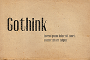 Gothink Serif Fonts, a Font by Jadugar Design Studio (Thumbnail 6 of 12)