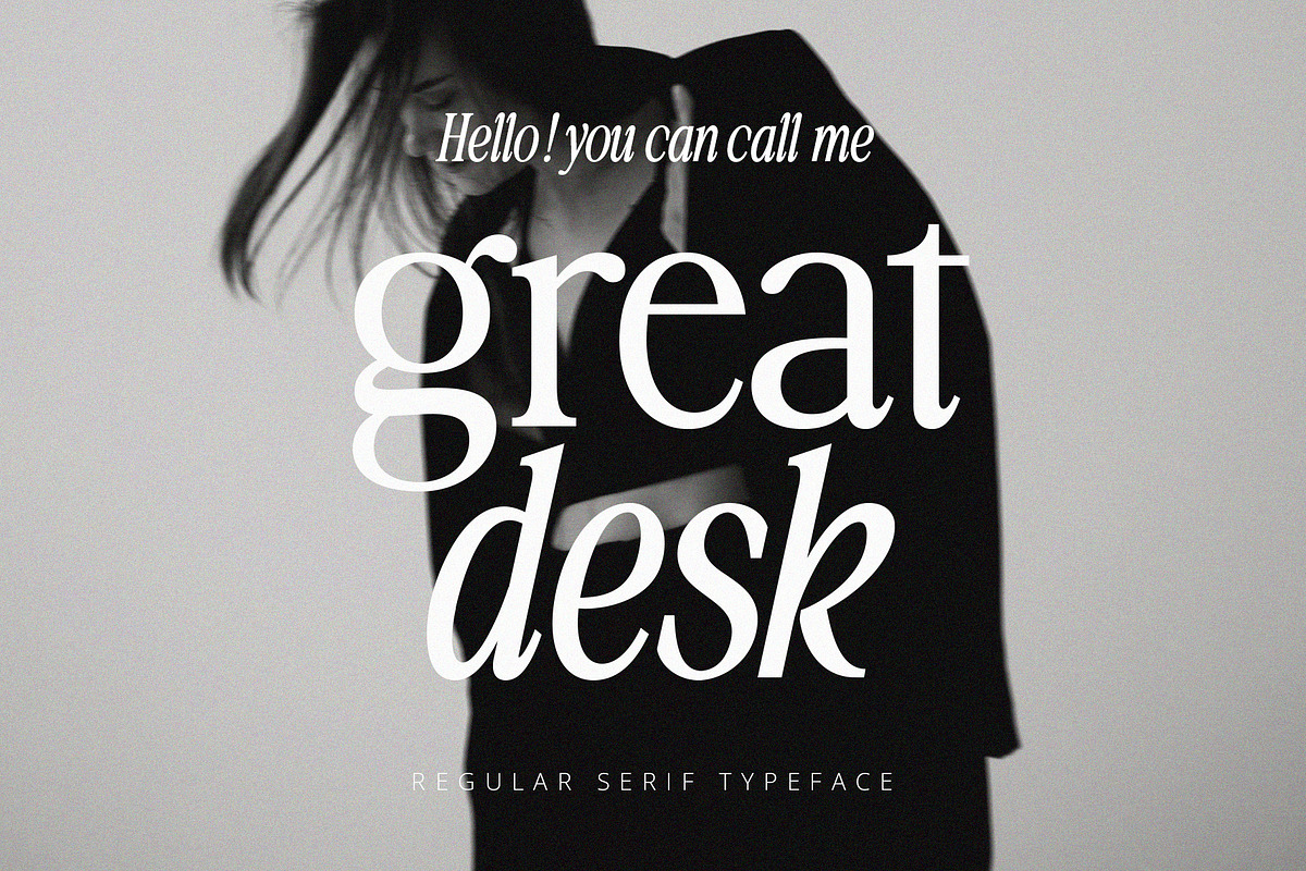 Greatdesk Serif Typeface, a Serif Font by Violet Natural (Photo 14 of 14)