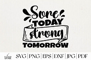 Workout SVG Quote Bundle, an Object Graphic by IllustratorAnnie (Thumbnail 5 of 5)