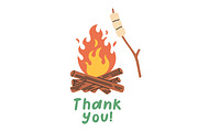 Camping Clipart, an Object Illustration by spirka.art (Thumbnail 8 of 8)
