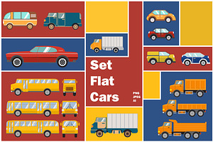 Set of flat cars, an Education Illustration by Dukesn