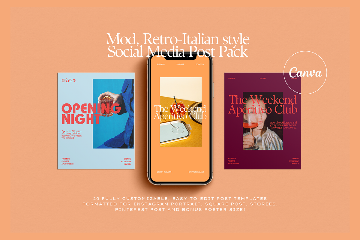 Premium Social Media Pack for Canva, a Social Media Template by Soigné Branding Studio (Photo 9 of 9)