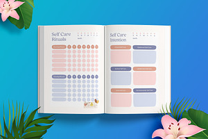 Self-care Planner Canva Template KDP