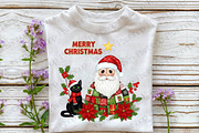 Merry Christmas Patchwork Santa, an Illustration by DreamPrint404 (Thumbnail 4 of 4)