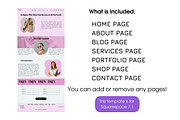 Squarespace website Virtual Assist, a Squarespace Template by Amiraliya (Thumbnail 4 of 9)
