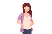 Young girl pregnant, a Person Illustration by Good Studio (Thumbnail 3 of 3)